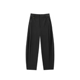 Women's Pleated Banana-Leg Wide-Leg Trousers
